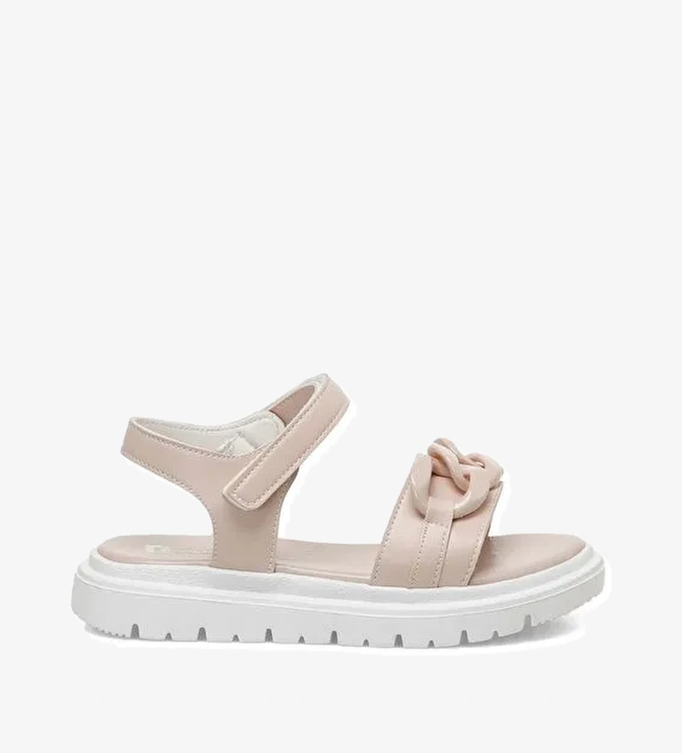 ZIN F 5FX Pudra Kız Çocuk Sandalet - Görsel 1