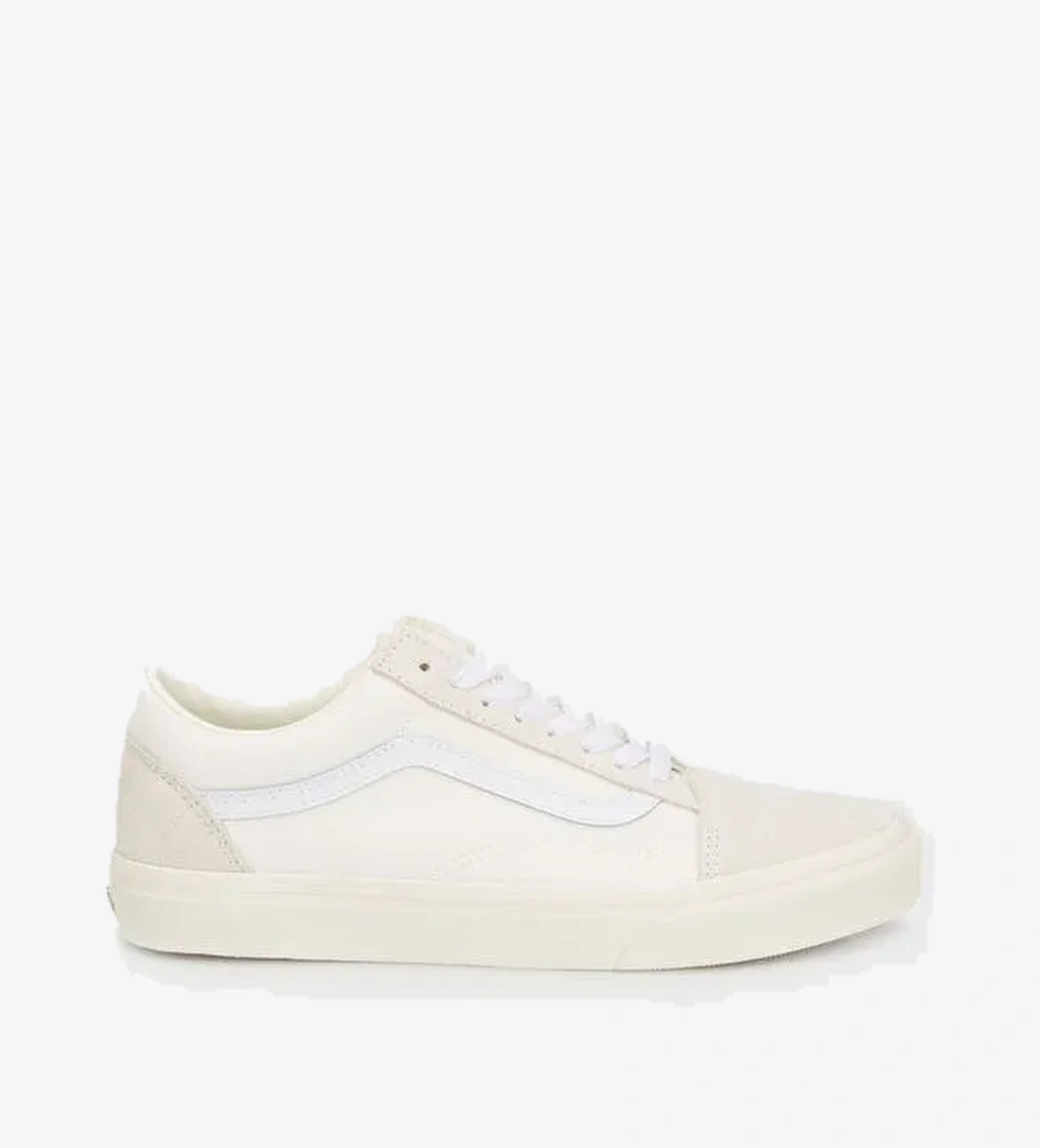 Vans Old Unisex Skool Süet Logolu Beyaz Sneaker Ayakkabı Vn000d5nwht1 model görseli