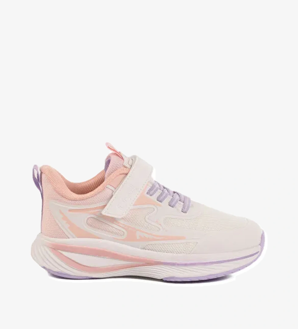 Somon Cırtlı Fileli Hafif Esnek Kız Çocuk Spor Ayakkabı Silva F