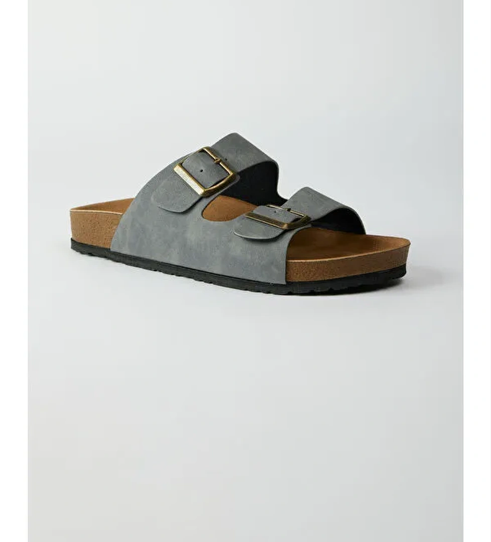 Ac&co / Altinyildiz Classics Ac&co / Altinyildiz Classics Erkek Antrasit Desensiz Terlik LC Waikiki'de! Antrasit - 1. görsel