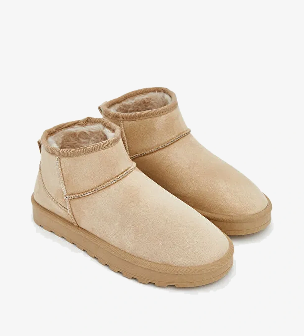 Süet Görünümlü Kadın Bot - Görsel 1