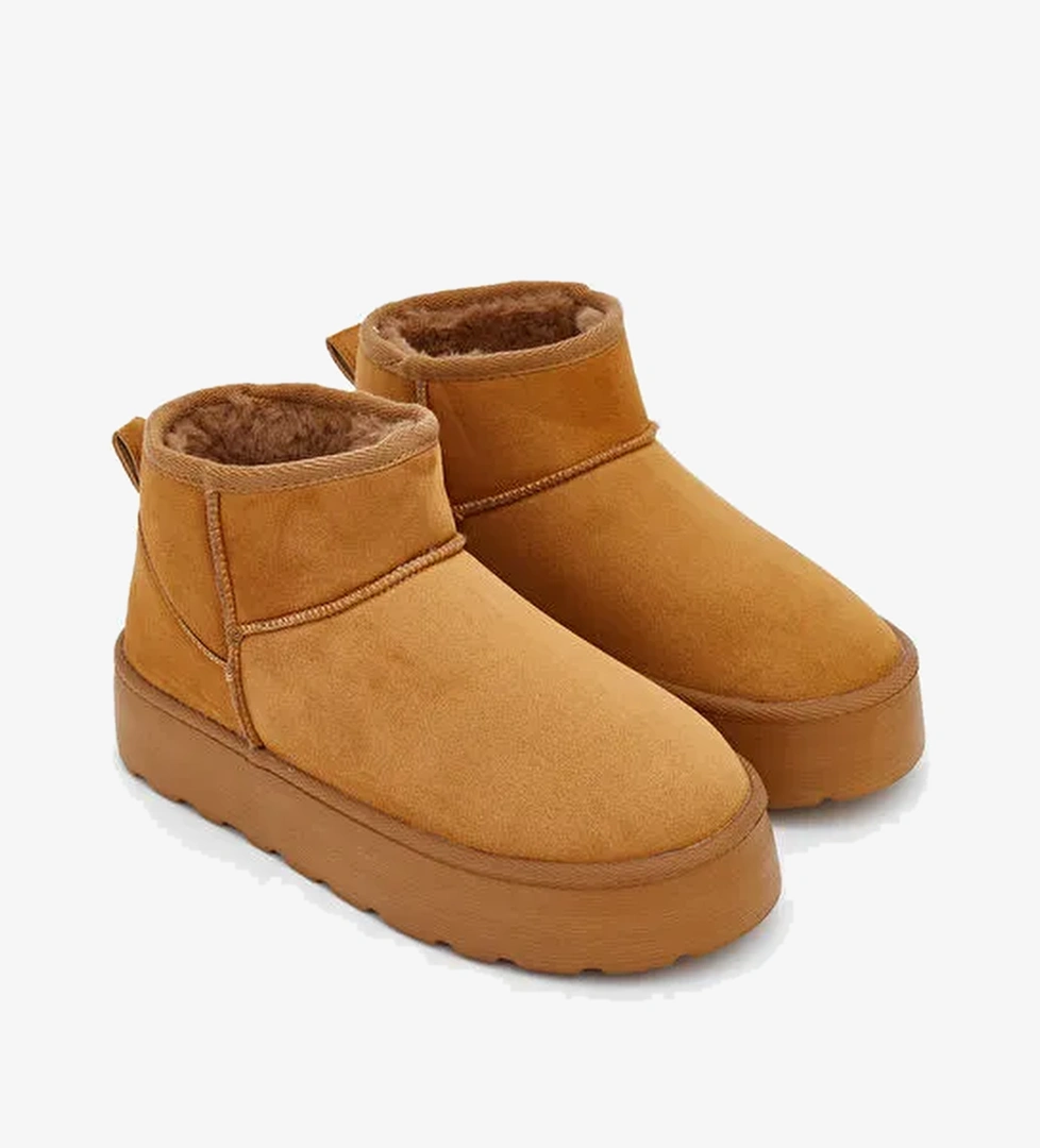 Süet Görünümlü Kadın Bot - Görsel 1