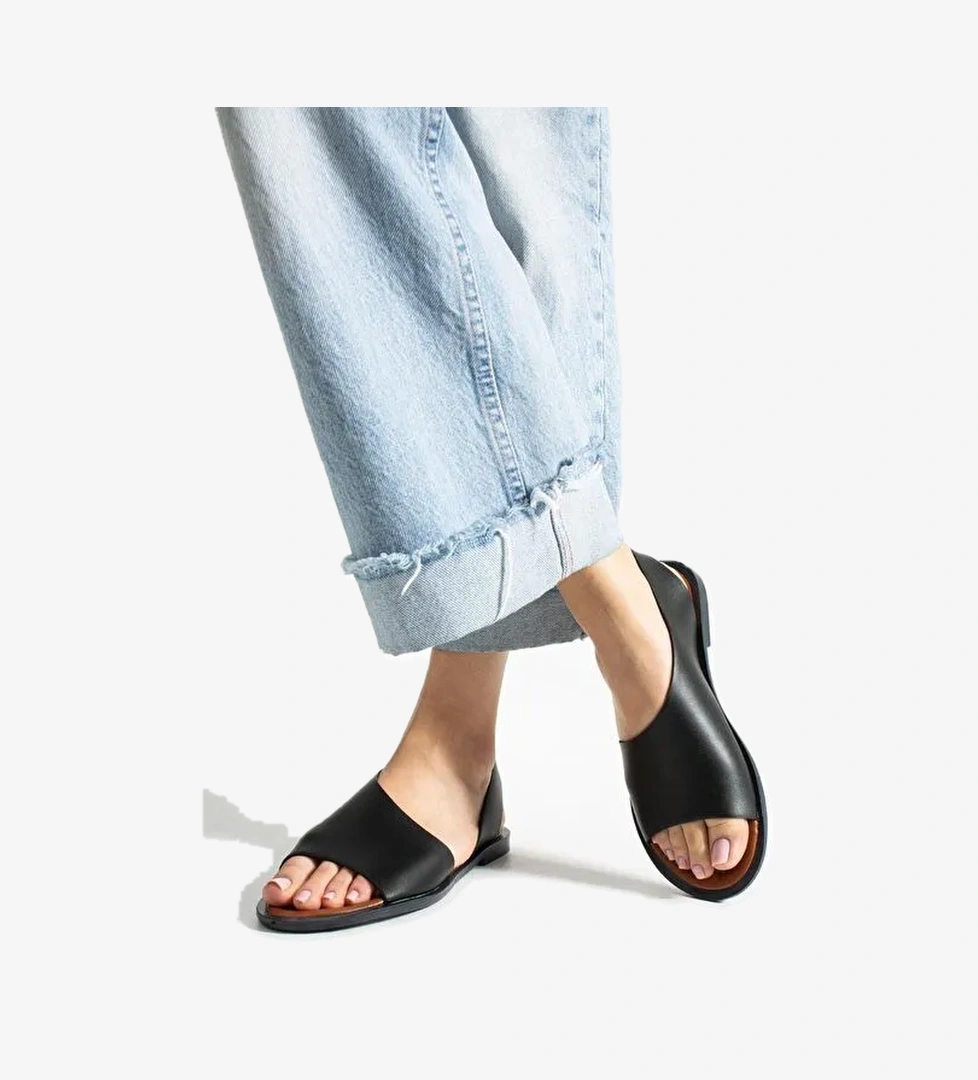 Kleopetra Model Yanları Açık Kadın Sandalet