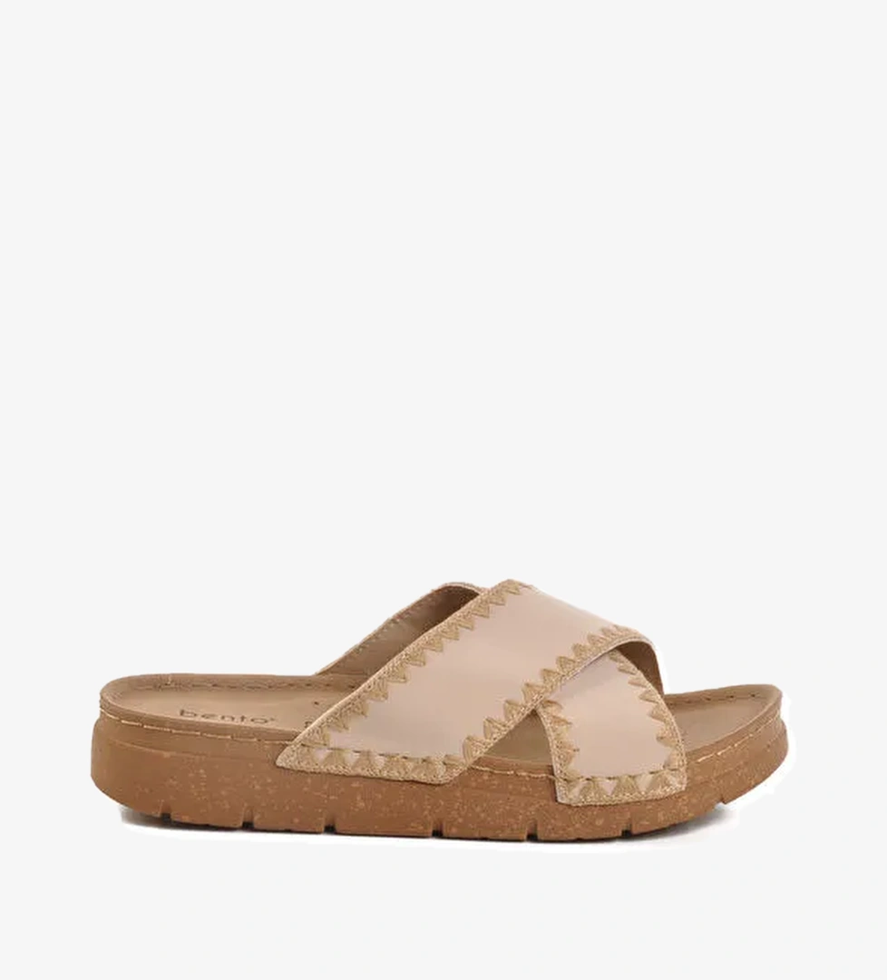 Bej Anatomik Kadın Terlik 117.014 Z - Görsel 1