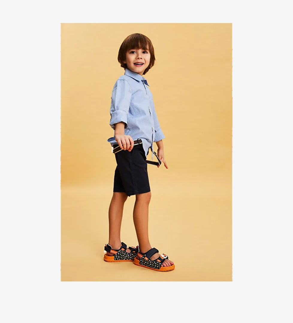 İnkago Hafif Erkek Okul Öncesi Lacivert Sandalet - Görsel 1