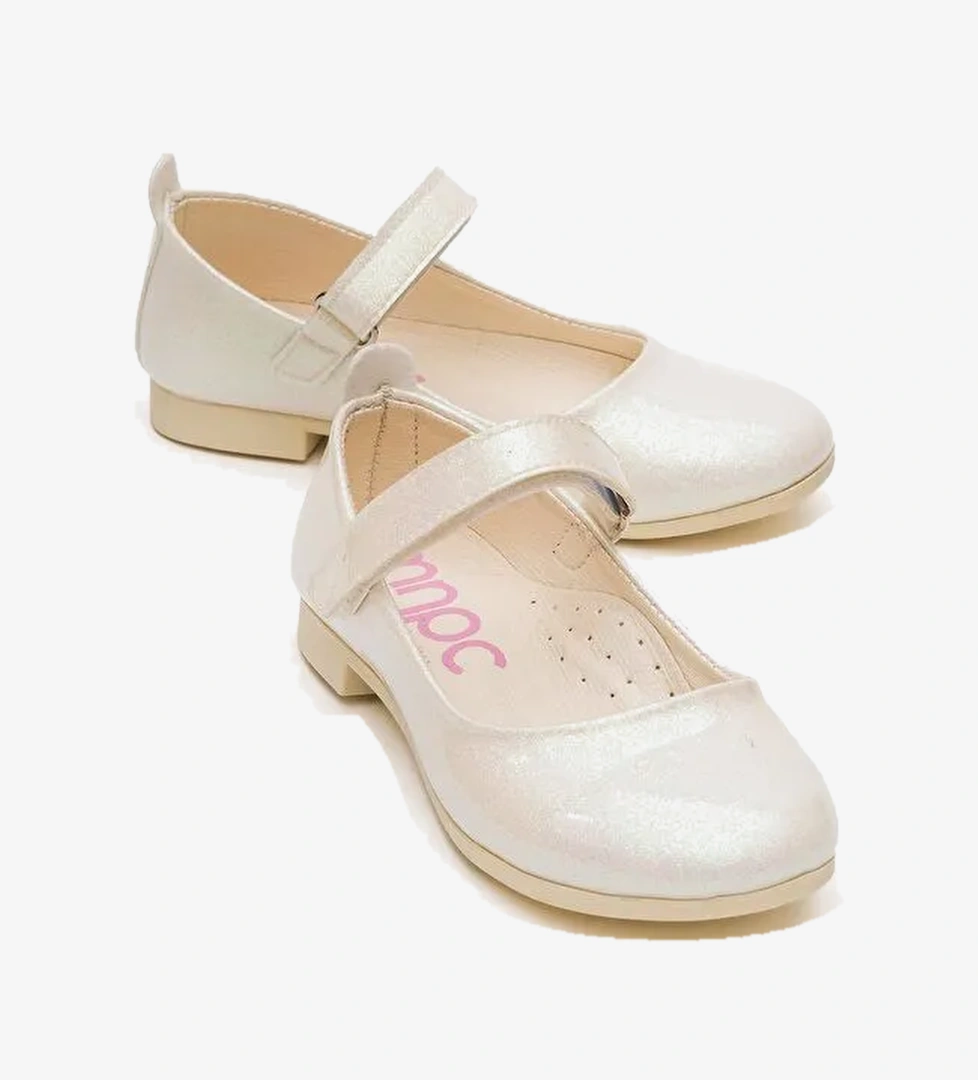 Mnpc Beyaz Mnpc Fashion Kız Çocuk Babet