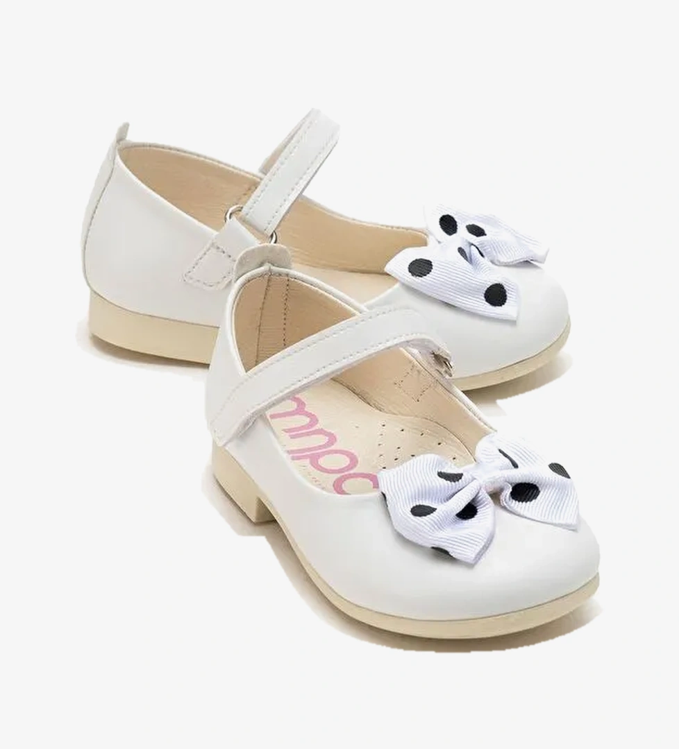 Mnpc Beyaz Mnpc Fashion Kız Çocuk Babet