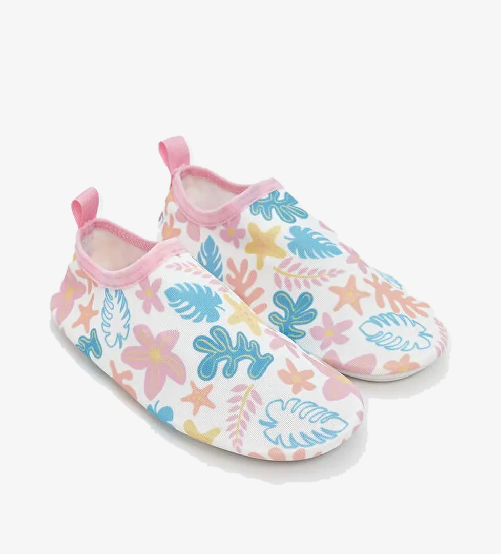 Lcw Steps Baskılı Kız Bebek Deniz Ayakkabısı model görseli