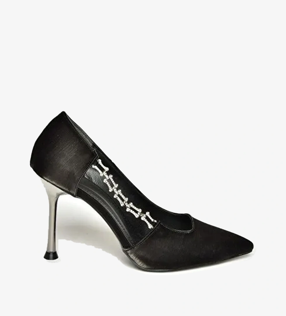 Siyah Kadın Topuklu Ayakkabı U8209915 - Görsel 1