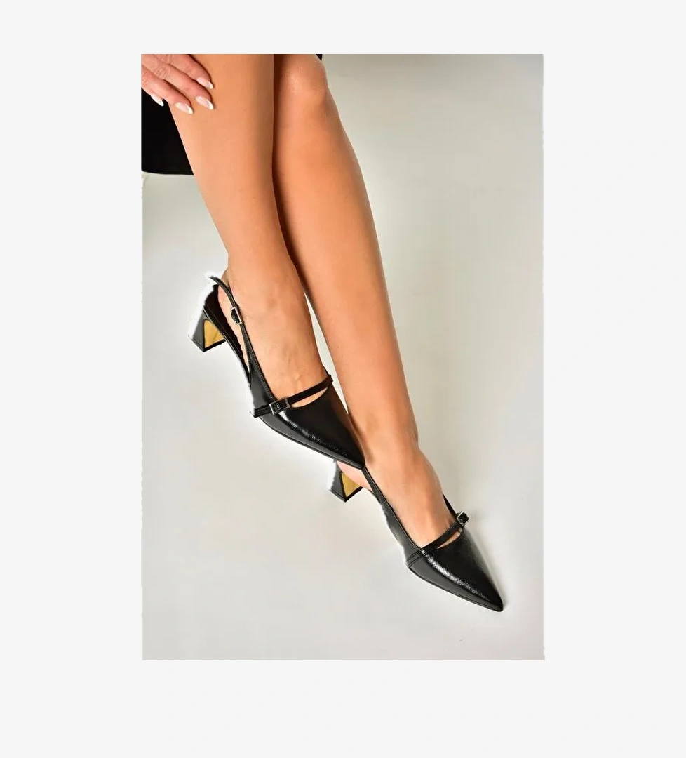 Siyah Kadın Topuklu Ayakkabı U6540787