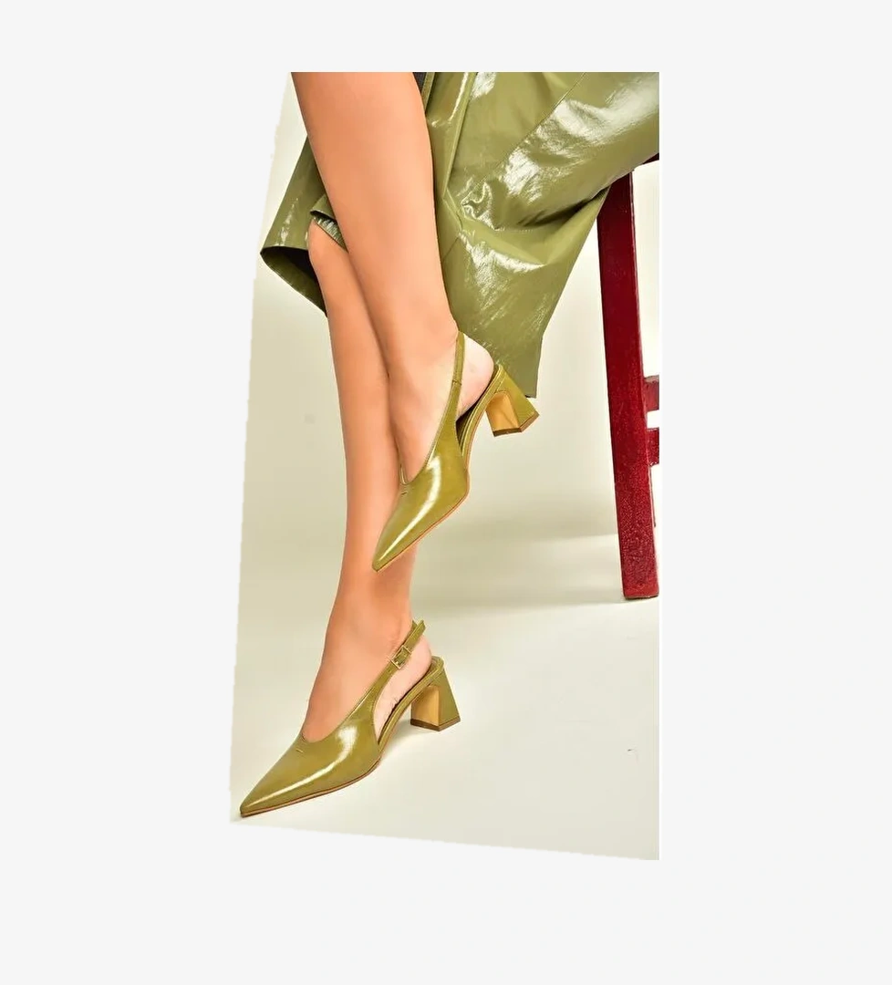 Yeşil Kadın Topuklu Ayakkabı U6540800