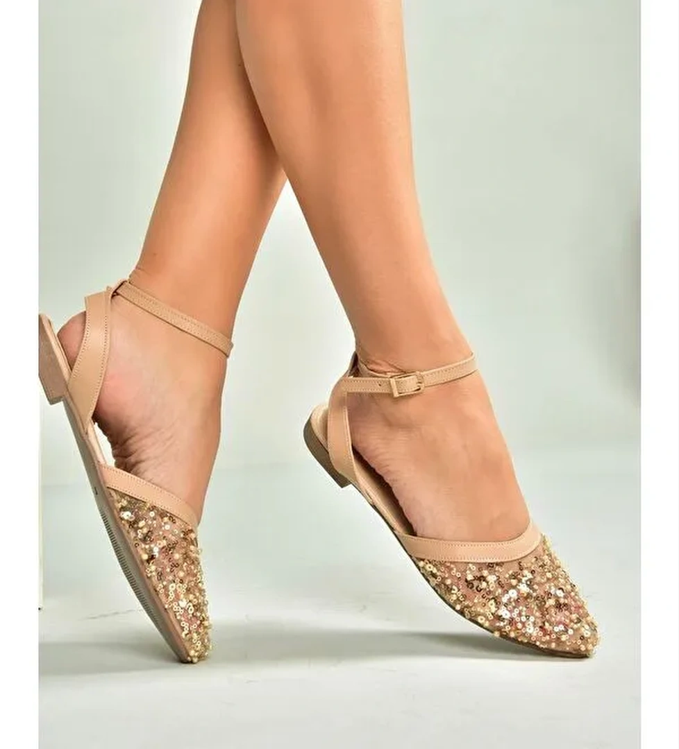 Fox Shoes Gri Fox Shoes Babet Kadın U7265441