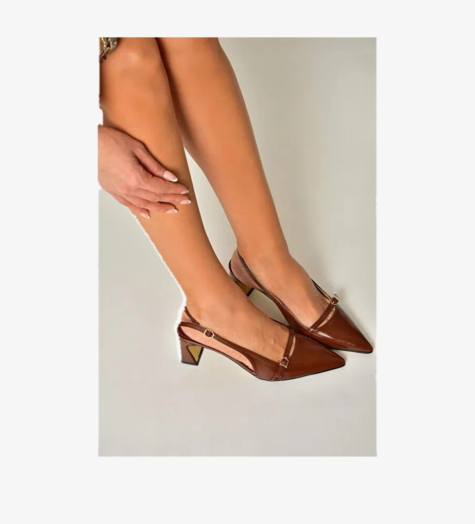 Taba Kadın Topuklu Ayakkabı U6540787