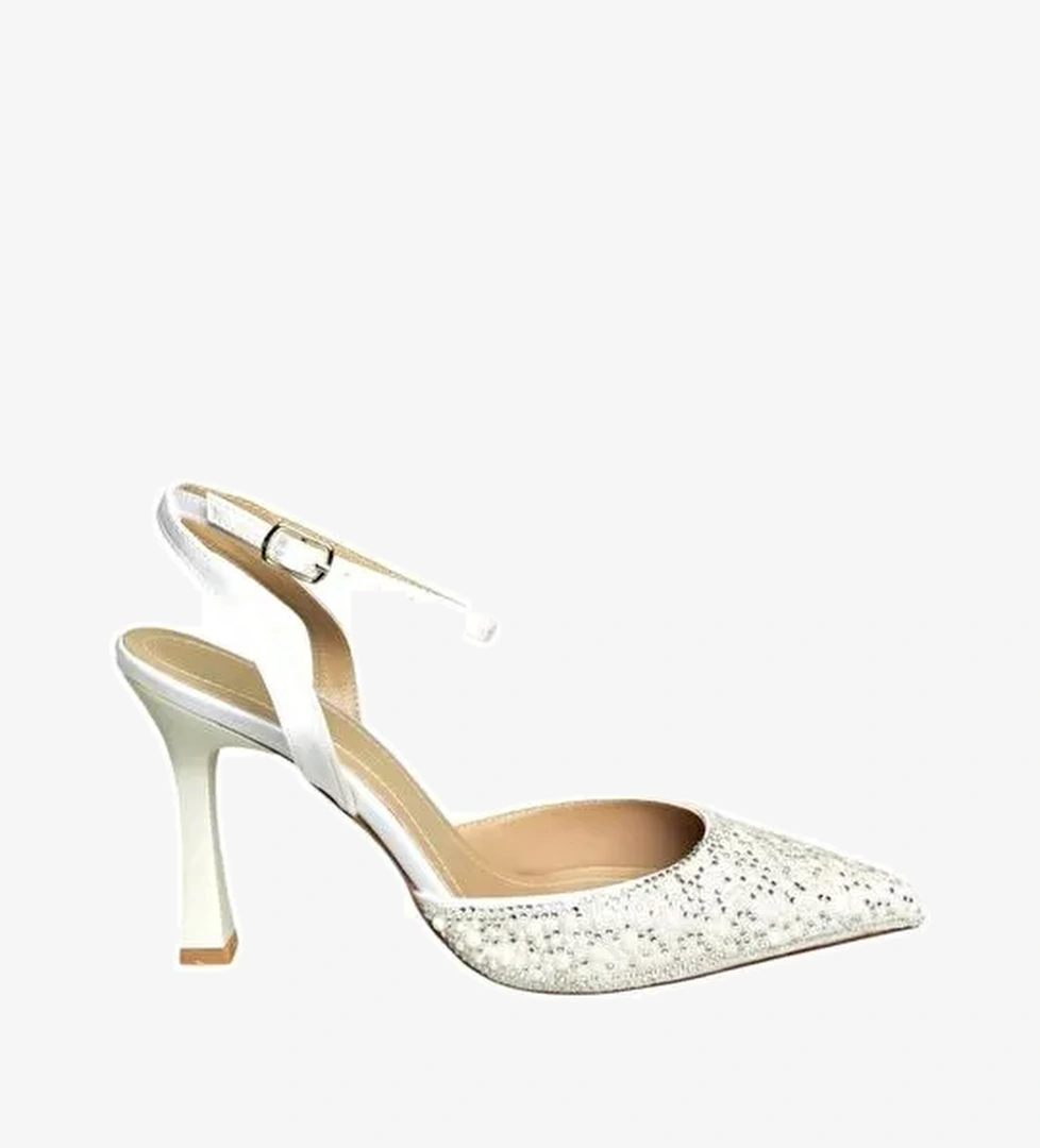 Bej Kadın Topuklu Ayakkabı U6764176 - Görsel 1