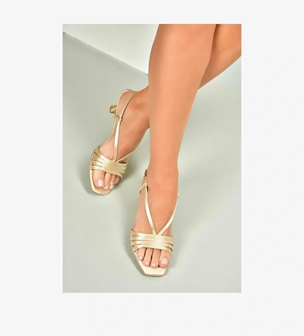 Bej Kadın Topuklu Ayakkabı U5695196