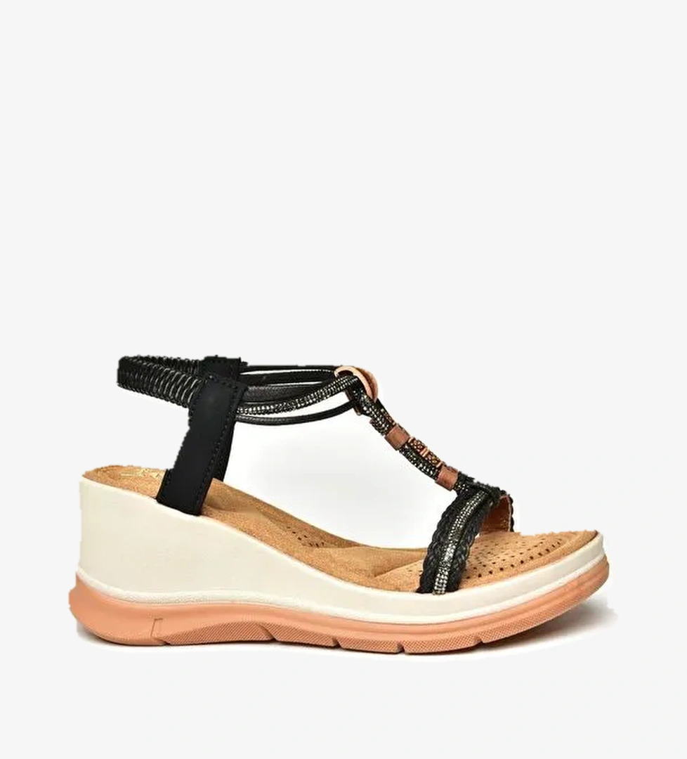 Siyah Kadın Sandalet U2589259 - Görsel 1