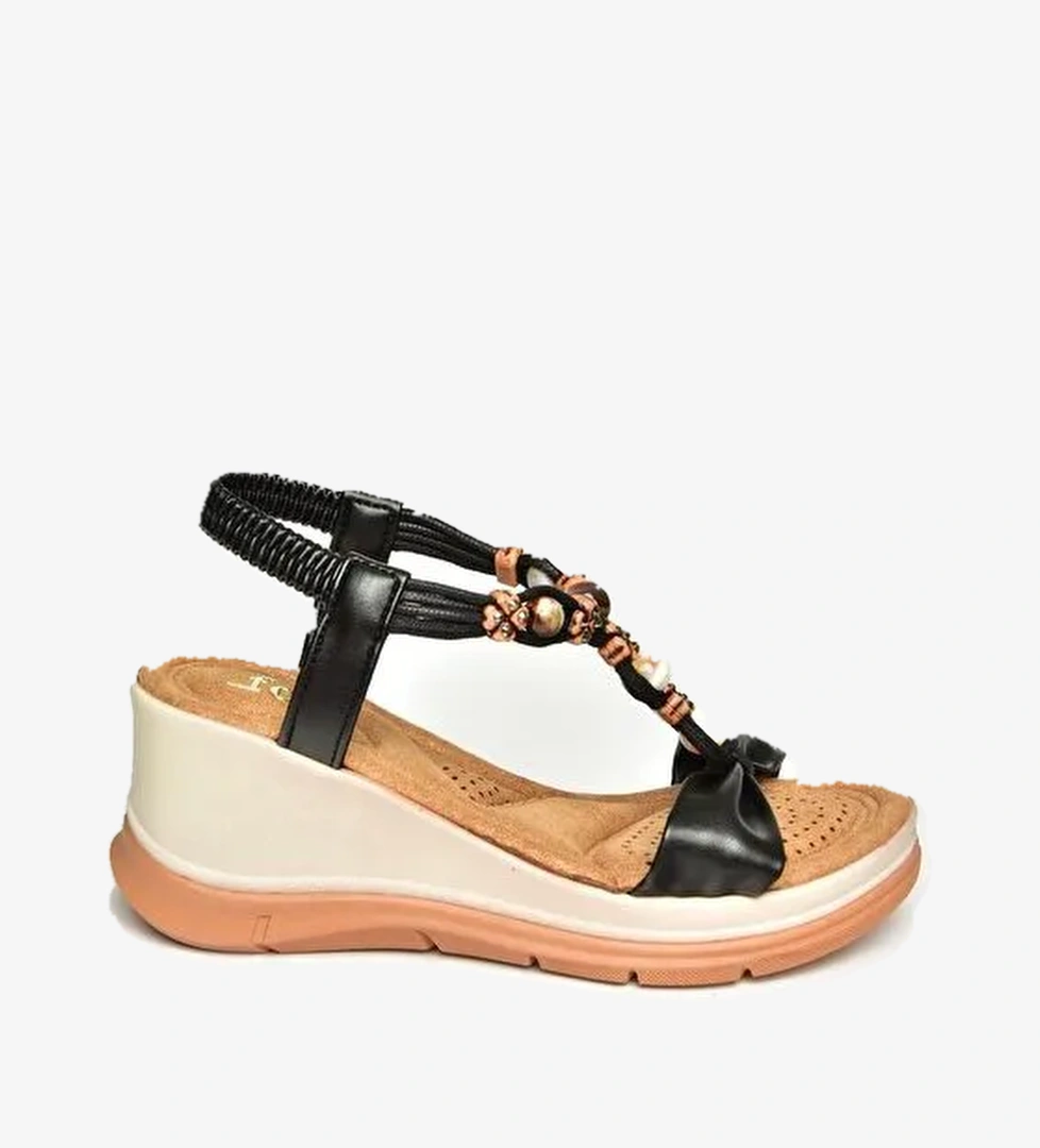 Siyah Kadın Sandalet U2589244