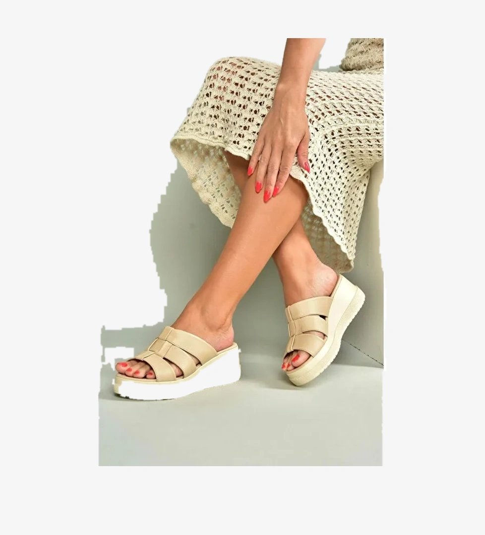 Bej Kadın Terlik U5553309