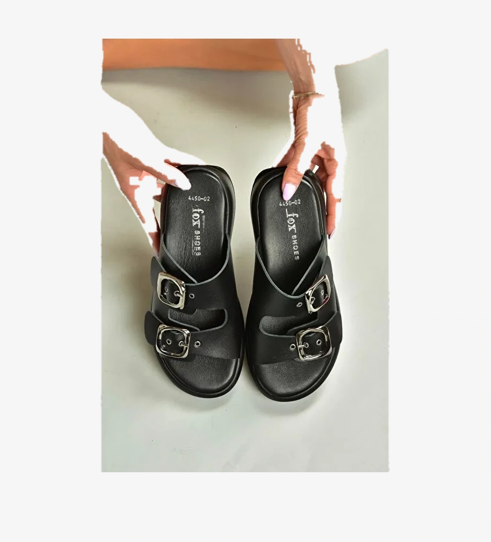 Siyah Kadın Terlik U2964450 - Görsel 1