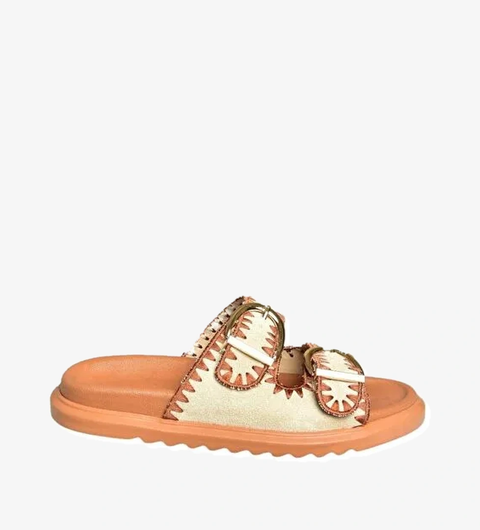 Bej_Taba Kadın Terlik U2671462