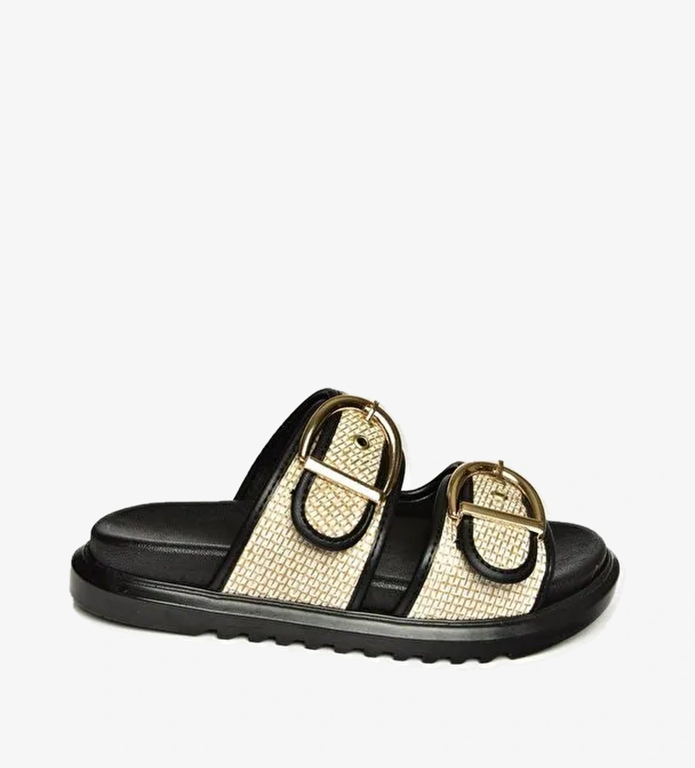 Siyah Kadın Terlik U7257920