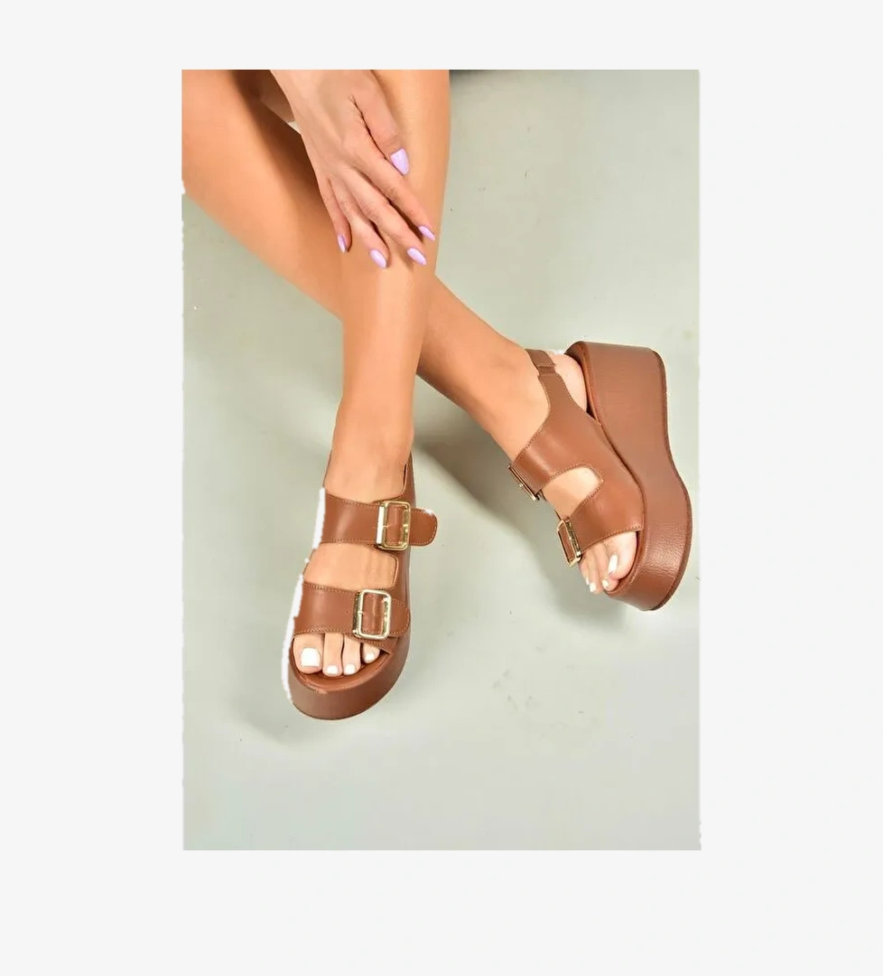 Taba Kadın Dolgu Topuklu Ayakkabı U9464185