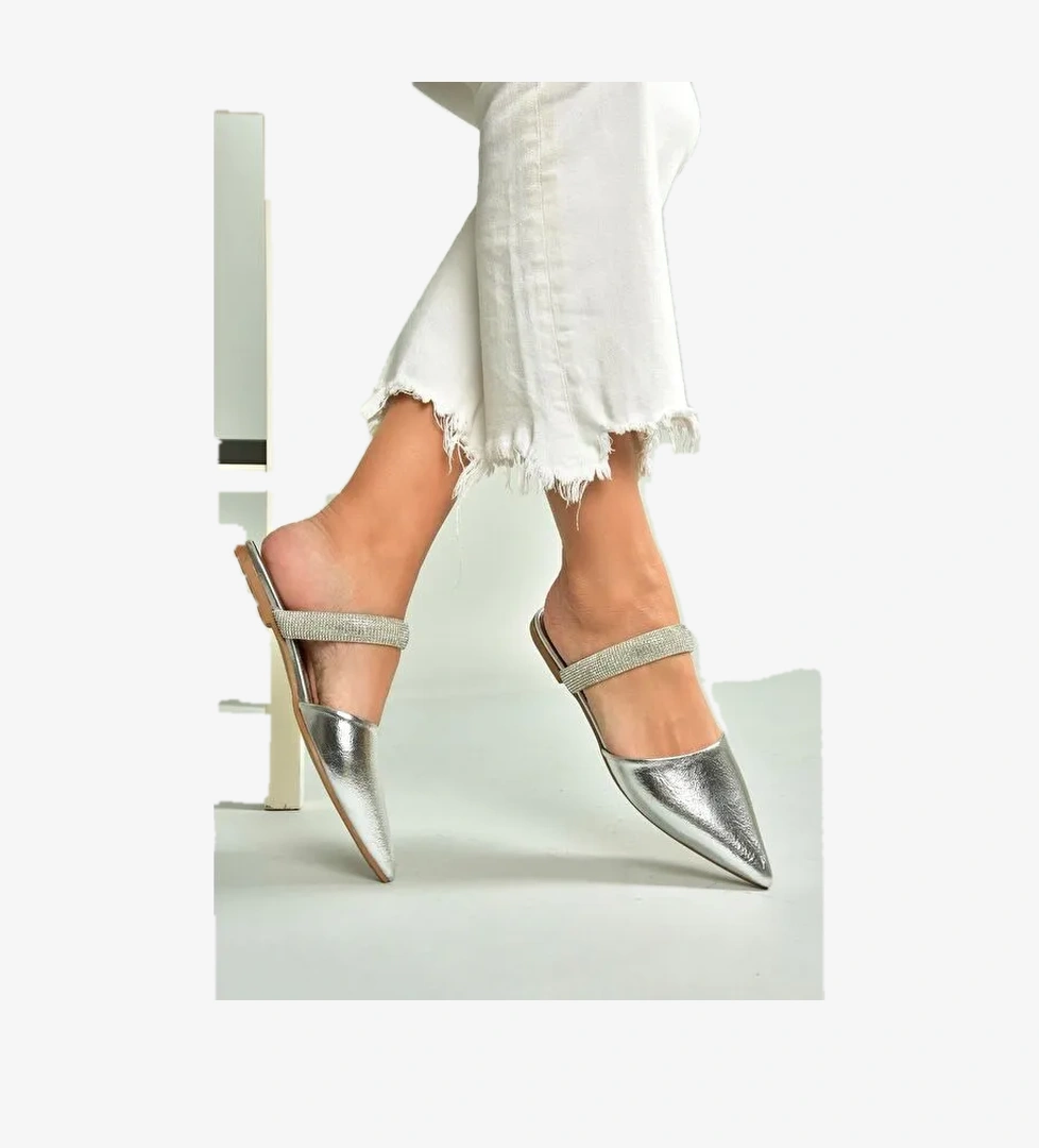 Gümüş Kadın Terlik U5904918