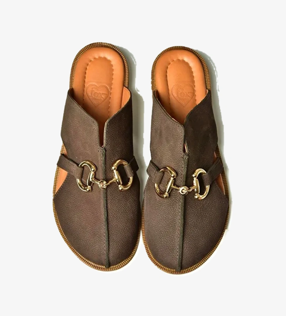 Kahverengi Kadın Terlik U944150403