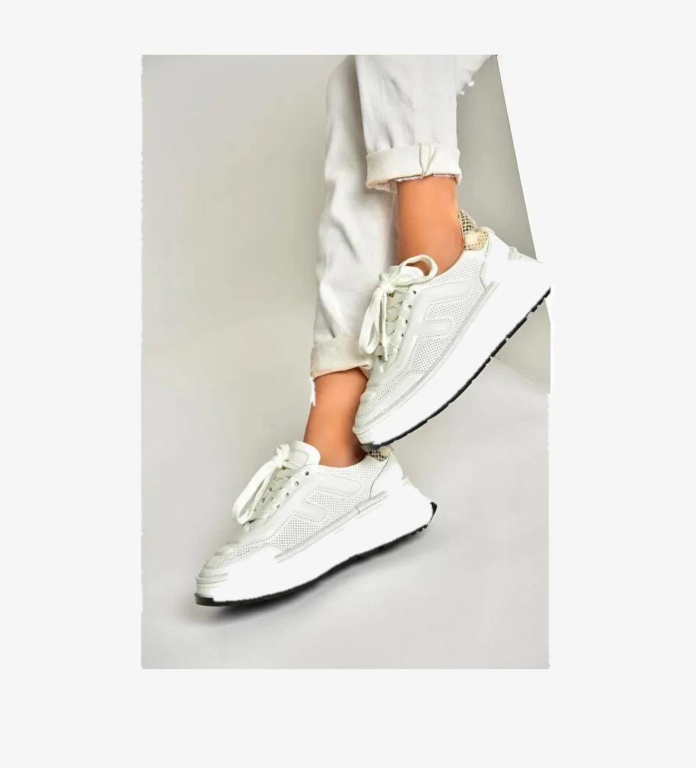 Beyaz Kadın Sneaker U5556056