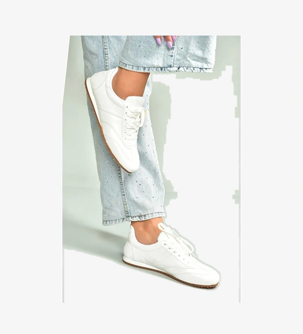 Beyaz Kadın Sneaker U6528462