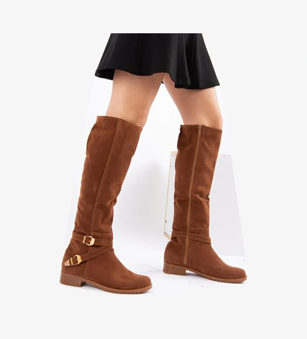 Taba_Altın Kadın Çizme E726203402