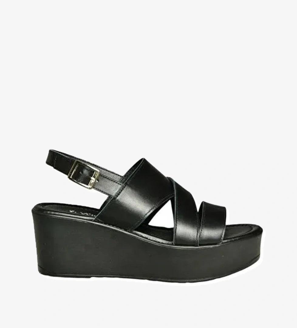 Siyah Kadın Dolgu Topuklu Ayakkabı U5557502 - Görsel 1