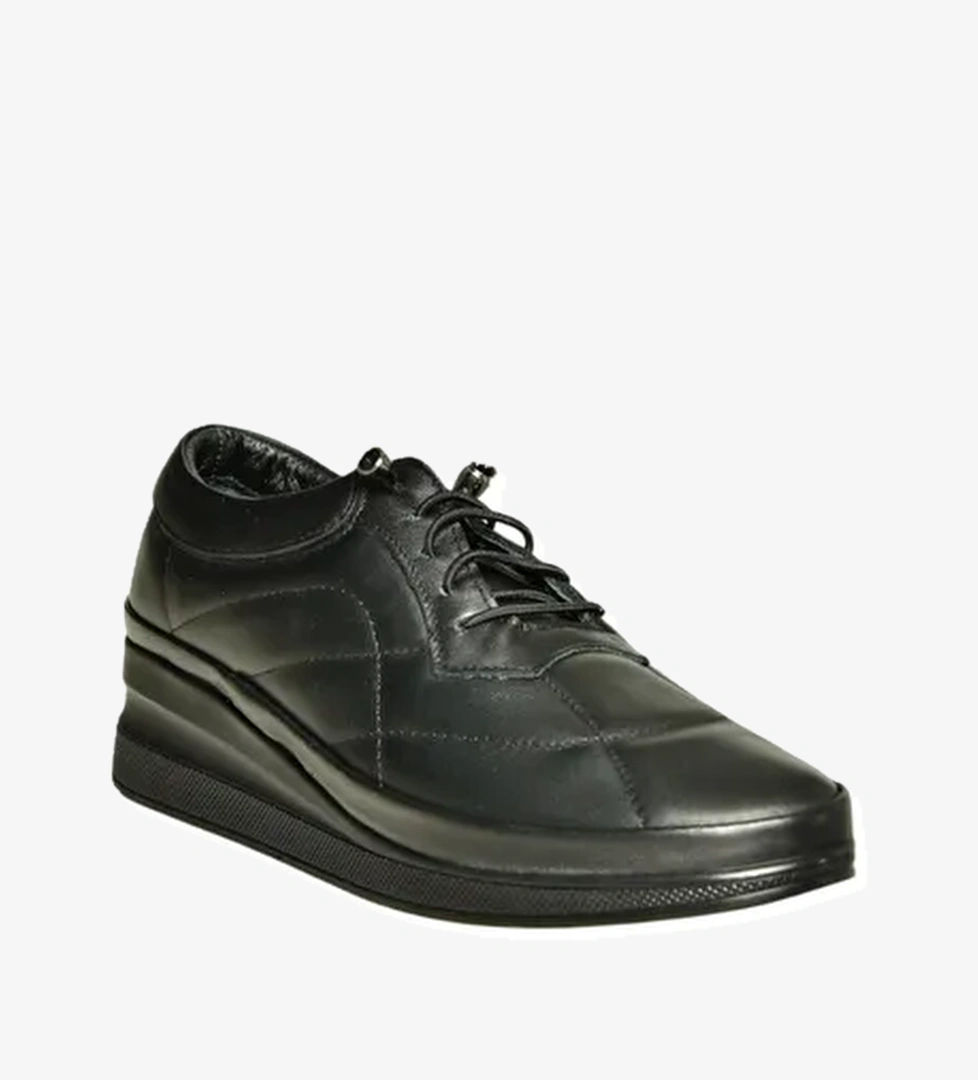 Fox Shoes Siyah Bej Kadın Ayakkabı U5553013 model görseli