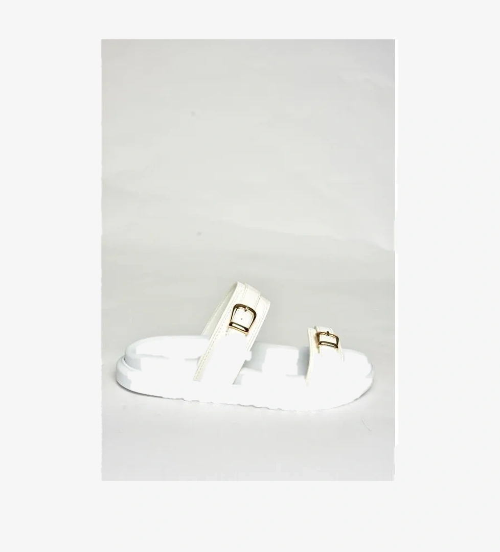 Beyaz Kadın Terlik U7256422