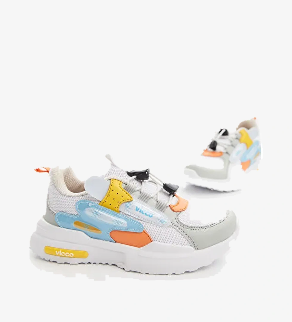 Cecelia Basic Erkek Genç Beyaz Spor Ayakkabı - Görsel 1