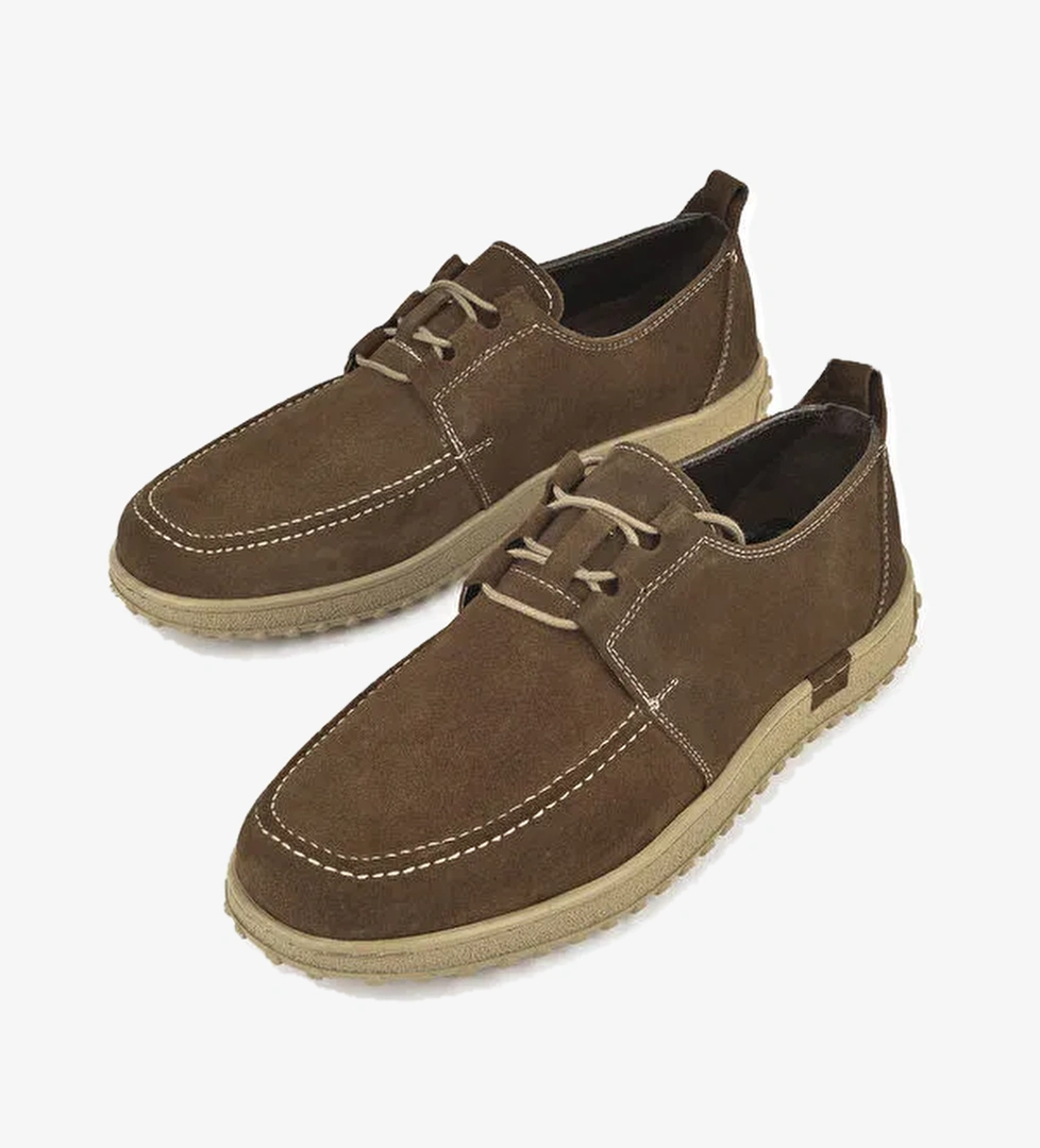 Erkek Hakiki Deri Ayakkabı 1511040ZY18254 Kum