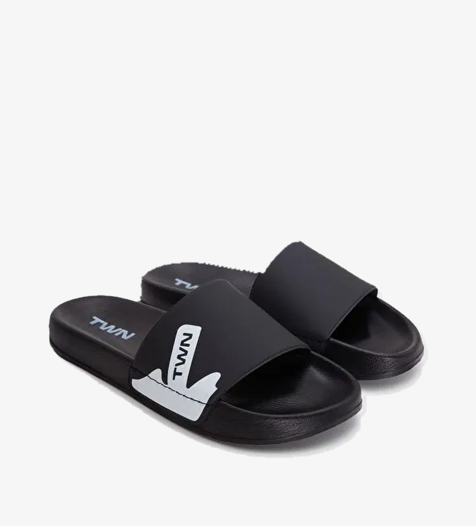 Twn Siyah Tek Bant Terlik - Görsel 1