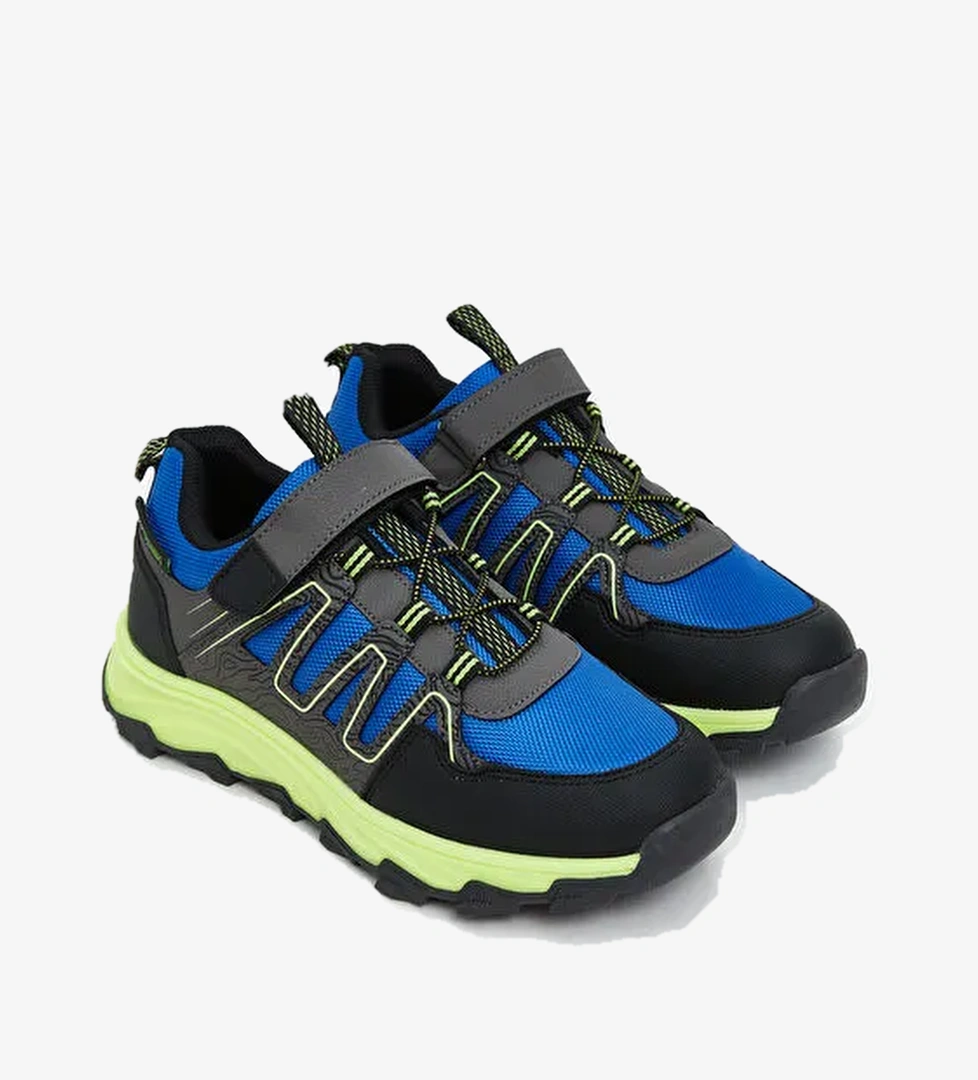 Bağcık ve Cırt Cırtlı Erkek Çocuk Trekking Ayakkabı - Görsel 1