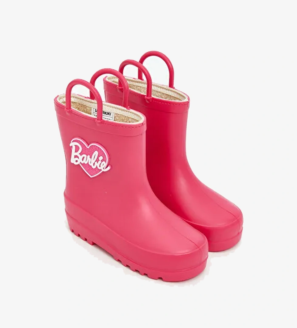 Barbie Baskılı Kız Bebek Yağmur Botu - Görsel 1