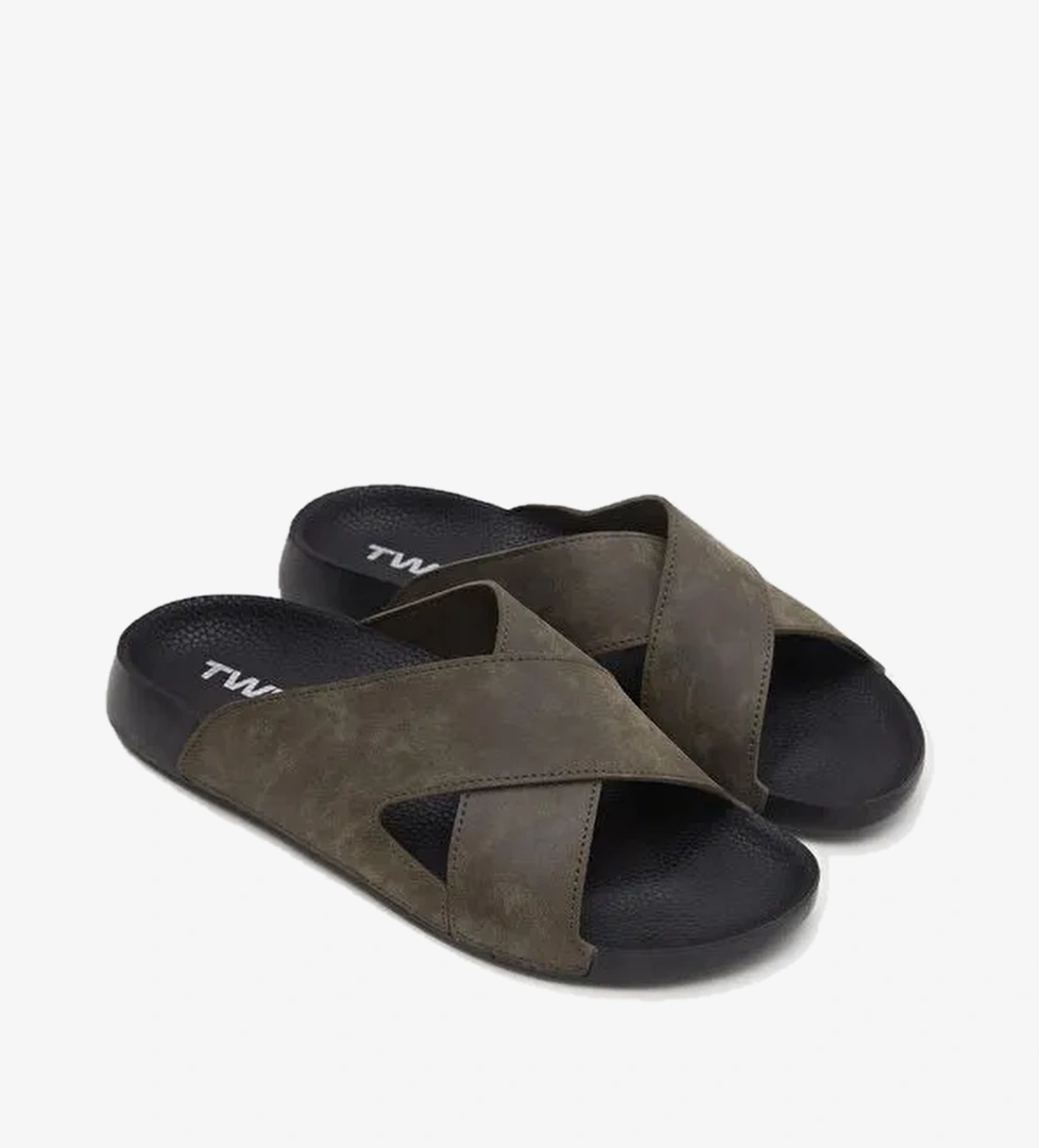 Twn Haki Çapraz Bant Terlik