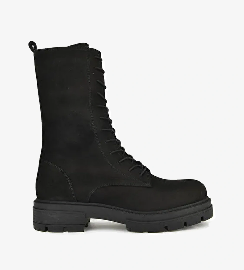 Kadın Hakiki Deri Bot 15319Z663582 Siyah