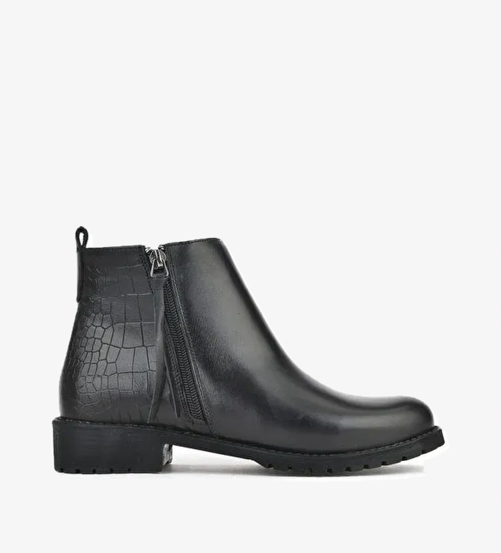 Ziya Kadın Hakiki Deri Bot 15319z6103 Siyah model görseli