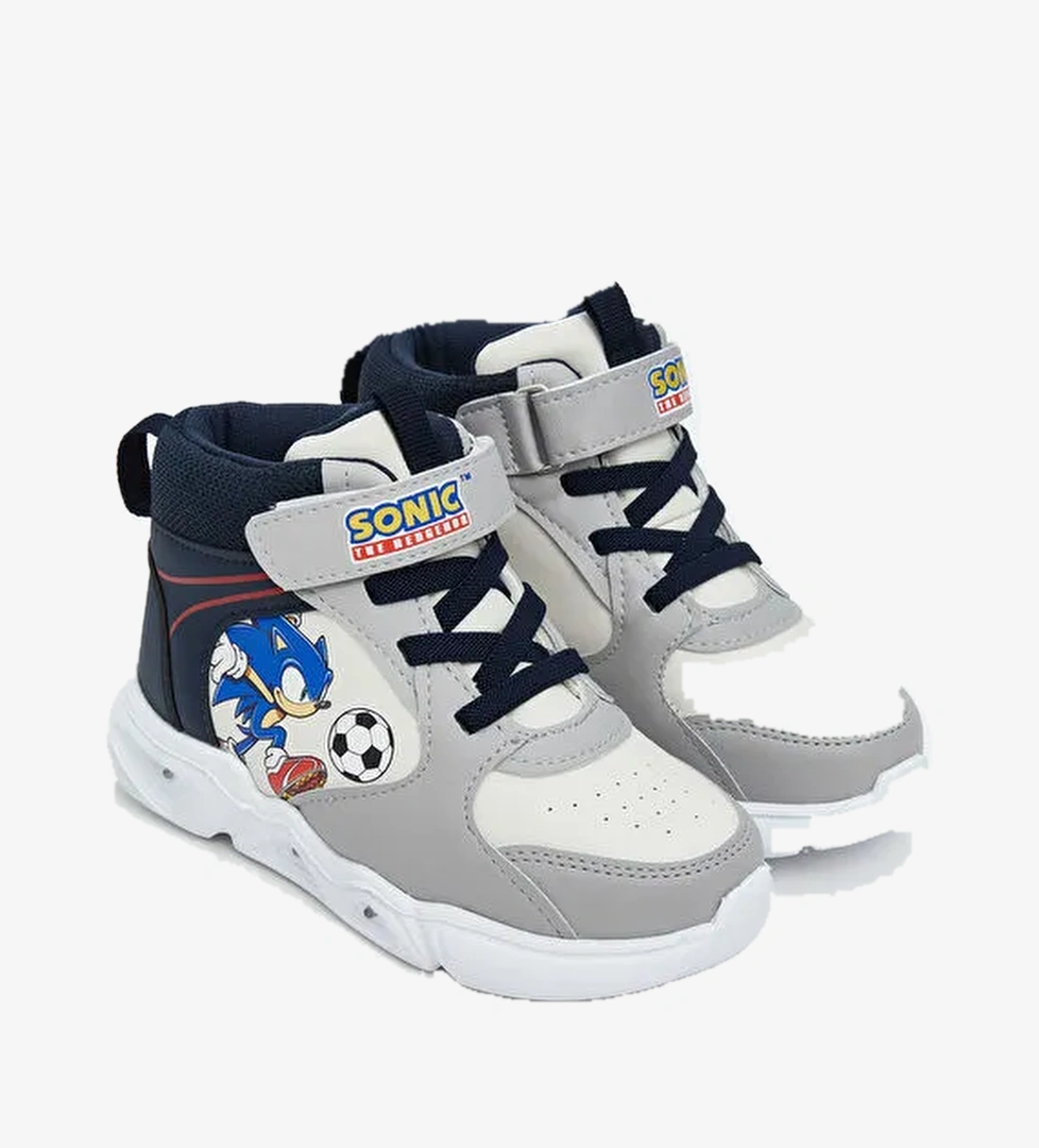 Sonic Nakışlı Kız Bebek Spor Ayakkabı - Görsel 1