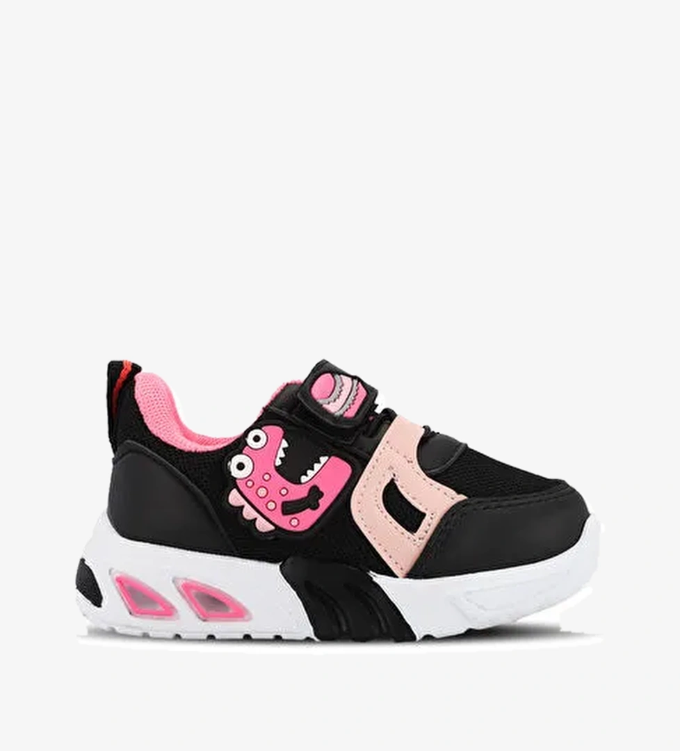 PANAMA IN Kız Çocuk Siyah / Fuşya Sneaker - Görsel 1