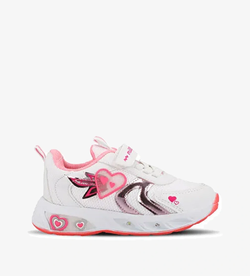 PAOLINO IN Kız Çocuk Beyaz / Pembe Sneaker - Görsel 1