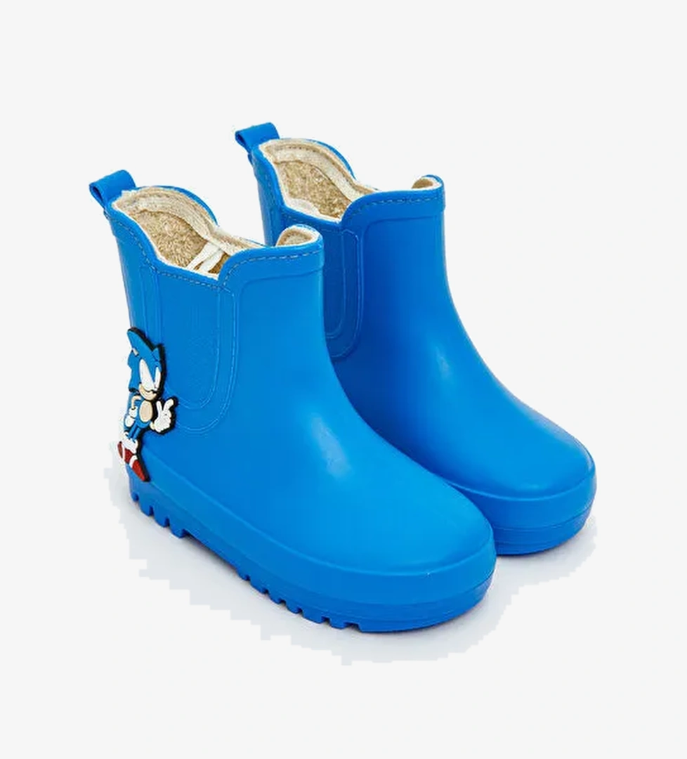 Sonic Baskılı Erkek Bebek Çizme - Görsel 1