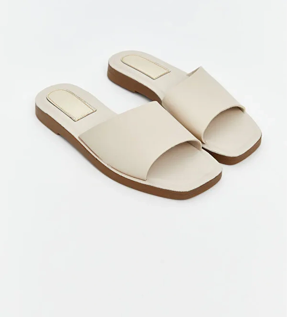 Süet Görünümlü Kadın Terlik - Görsel 1