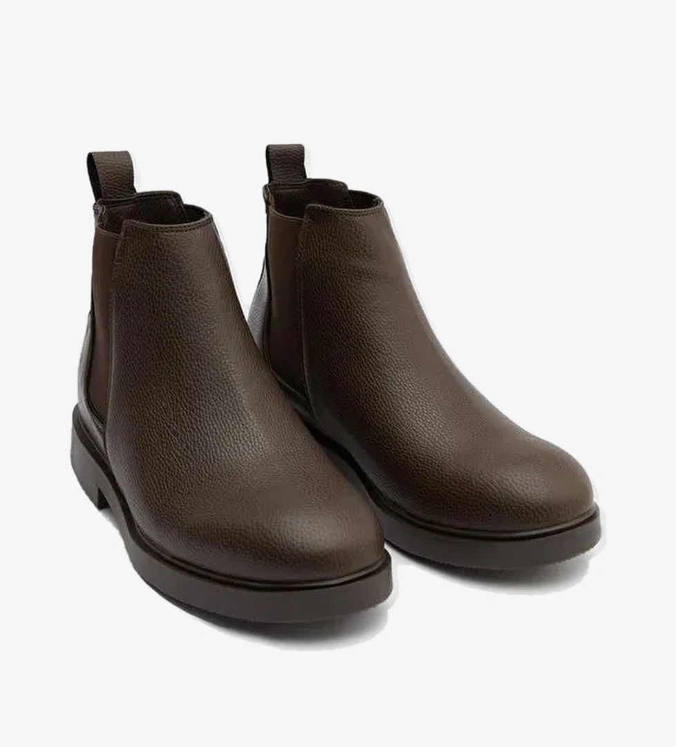 Twn Kahverengi Kışlık Chelsea Bot - Görsel 1