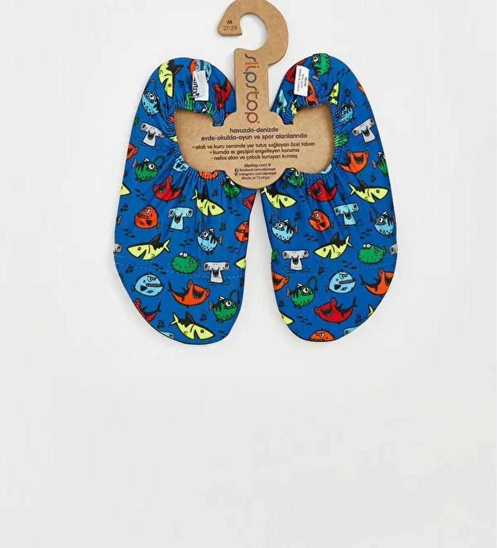 Slipstop Baskılı Erkek Bebek Deniz Ayakkabısı model görseli
