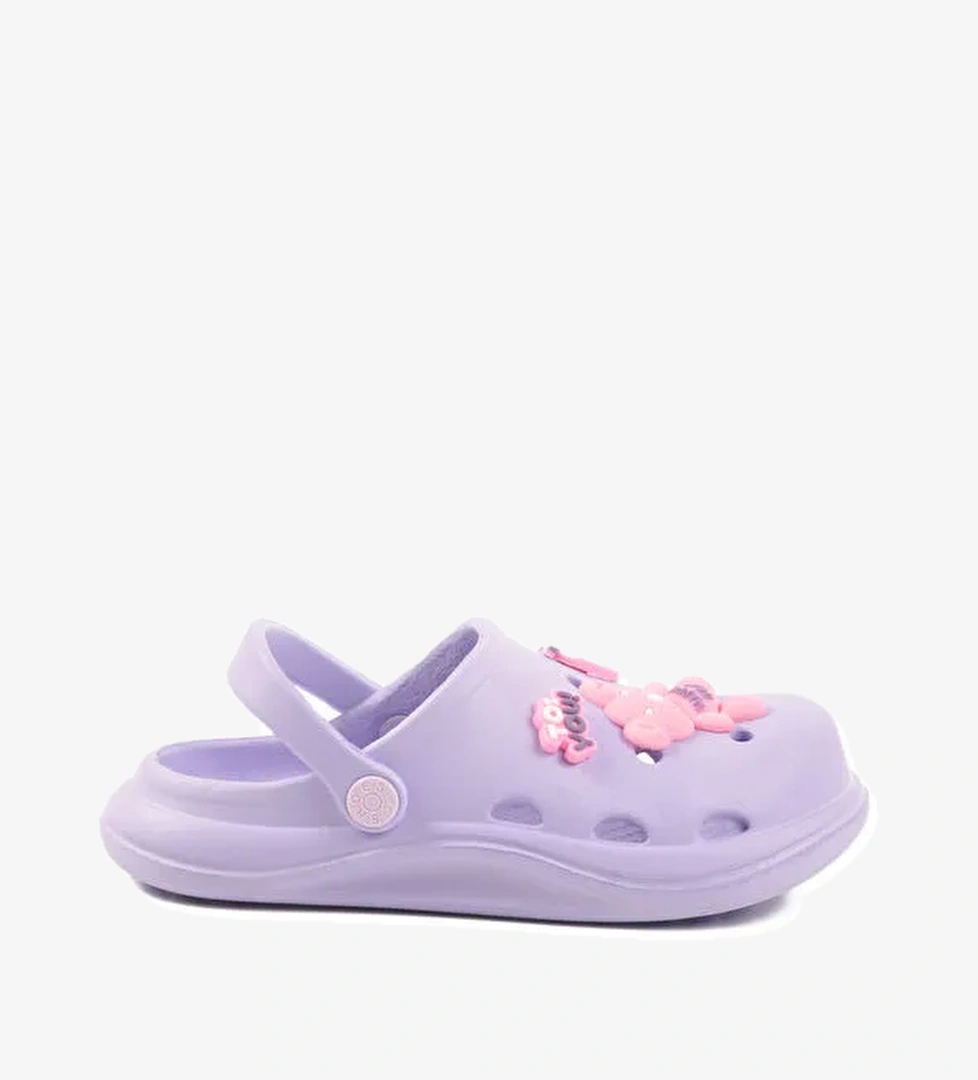 Lila Eva Hafif Kız Çocuk Sabo Terlik 303 F